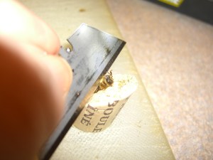 This is where French teaching and beekeeping intersect--the guillotine.